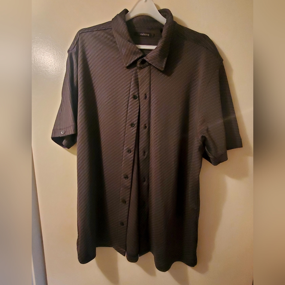 Claiborne Button Shirt Men Size Large